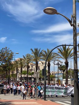 Manifestación por el cierre de El Cañarete