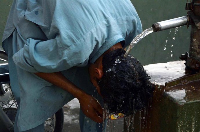 Ola de calor en Pakistán 