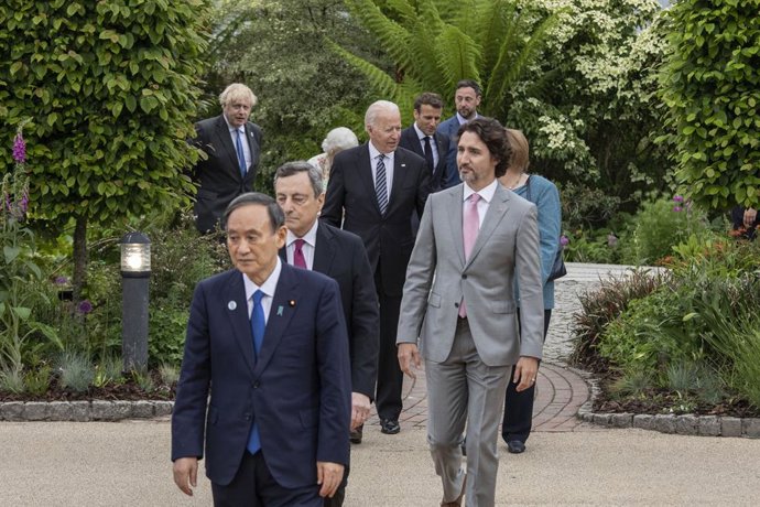 Archivo - Arxiu - Cimera del G7 al Regne Unit 
