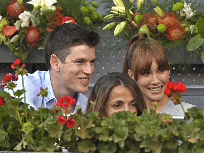 Miguel Bernardeau y Aitana Ocaña han reaparecido en la final del Mutua Madrid Open de Tenis