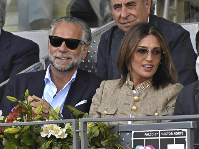 Nieves Álvarez y Bil Saad, en la final del Mutua Madrid Open