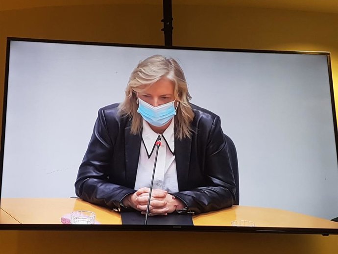Matilde García Duarte, coordinadora de la Alcaldía, comparece en la comisión de investigación del presunto espionaje a Isabel Díaz Ayuso