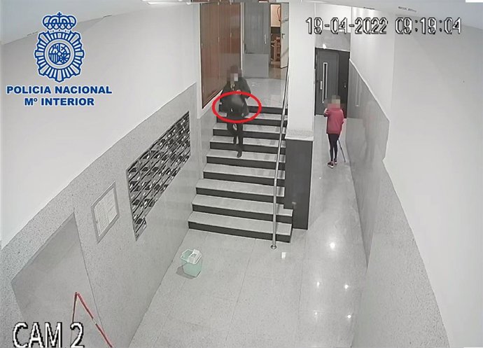 Detenida una mujer, delincuente habitual, por robar un bolso a una persona mientras limpiaba un portal