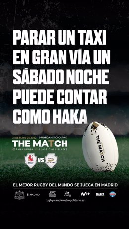 Campaña para promocionar el partido entre los Classic All Blacks y la selección española