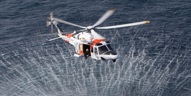 Helicóptero Helimer 201 de Salvamento Marítimo