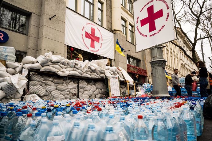Acumulació de recursos a Mikolaiv, a la regió d'Odessa
