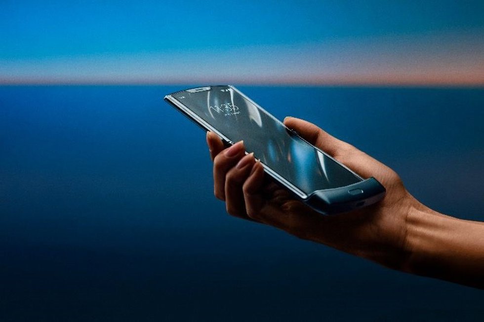 Archivo - El nuevo Motorla Razr.