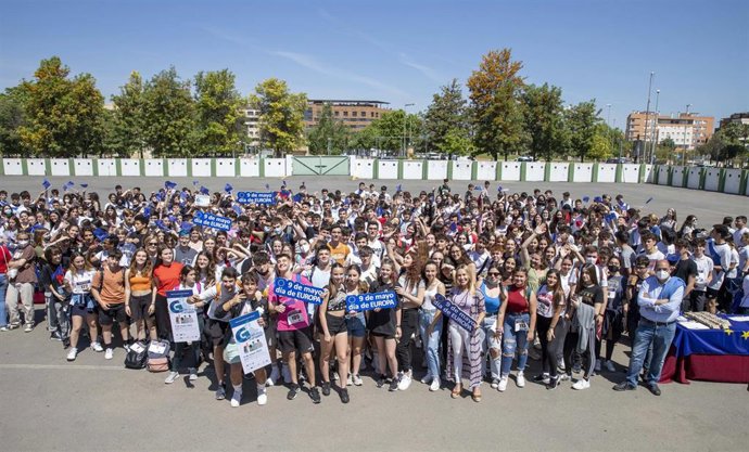 Participantes en las actividades del Día de Europa.