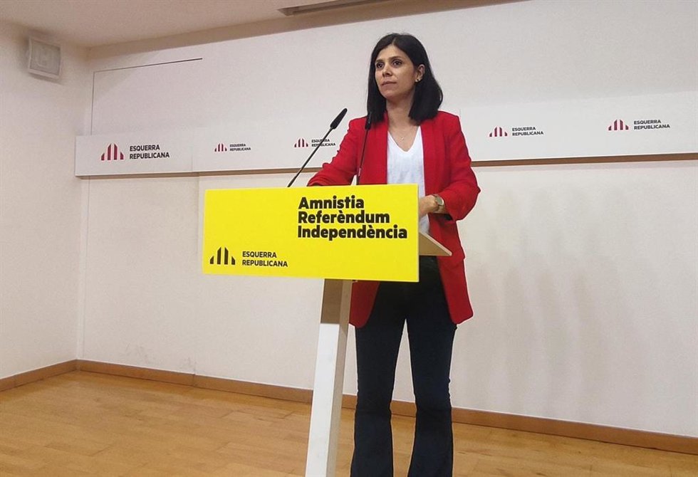 La secretaria general adjunta y portavoz de ERC, Marta Vilalta.
