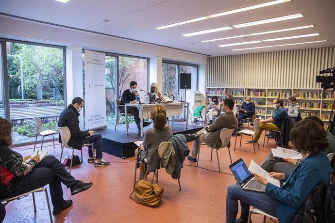 Archivo - La consejera de Cultura y Patrimonio Histórico, Patricia del Pozo, en un acto de su departamento en la biblioteca Infanta Elena, en foto de archivo.