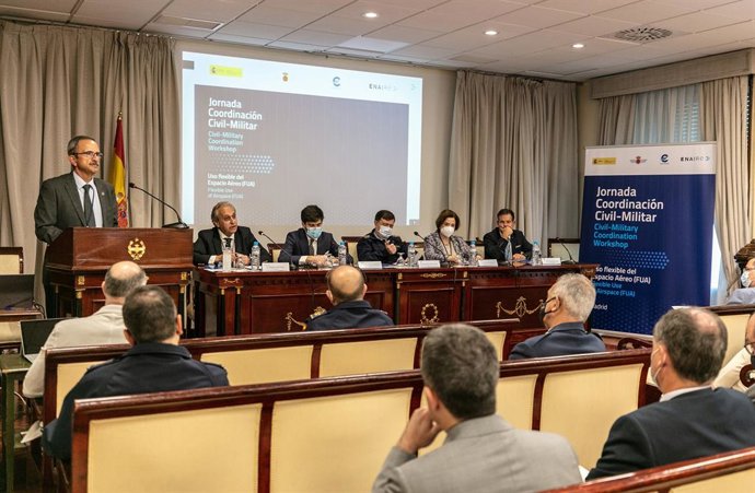 Archivo - Taller de coordinación civil-militar en la gestión del espación aéreo.