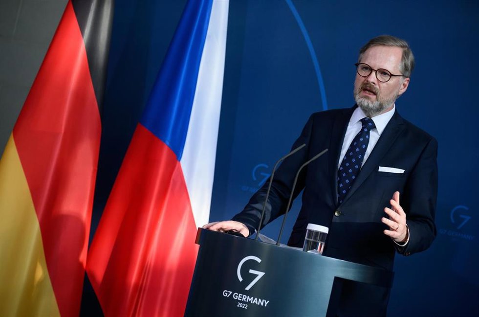 El primer ministro de República Checa, Petr Fiala. 