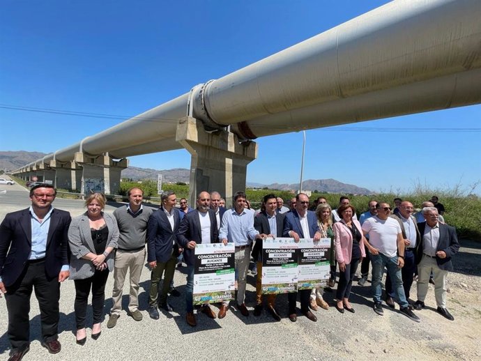 PPCV, PPRM, Regantes y Agricultores, unidos para defender el trasvase Tajo-Segura en Orihuela