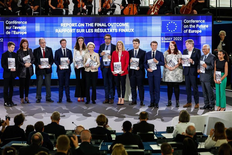 Acto de cierre de la Conferencia sobre el Futuro de Europa en Estrasburgo