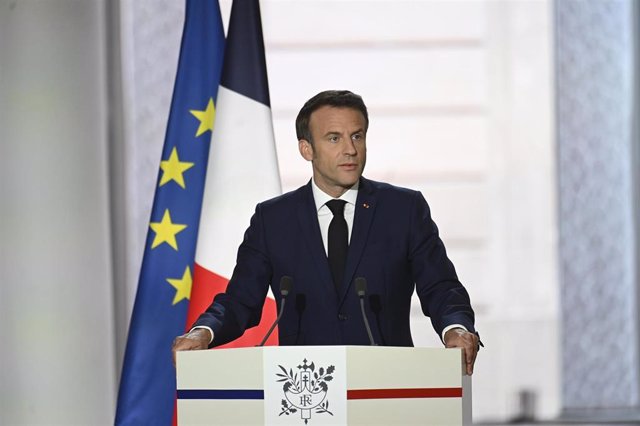 El presidente de Francia, Emmanuel Macron. 