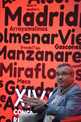 Archivo - El alcalde de Arganda del Rey, Guillermo Hita, interviene en un debate sobre 'experiencias Municipales. El PSOE-M como modelo de gestión', en el acto de clausura del Congreso del PSOE-M, a 14 de noviembre de 2021, en Madrid (España). El PSOE-M