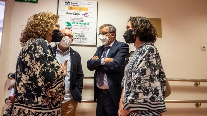 Visita del consejero de Servicios Sociales, Pablo Rubio a Aspace