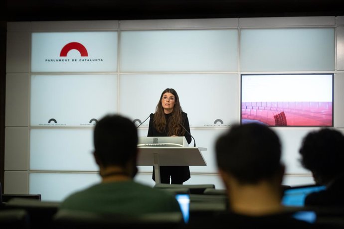 Archivo - La portaveu de Junts al Parlament, Mnica Sales