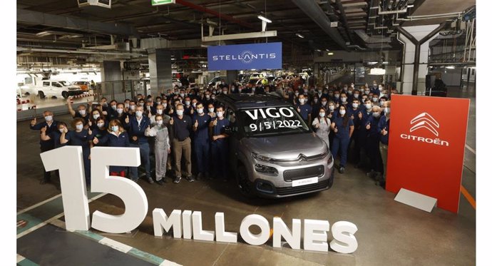 Un Citron Berlingo se convierte en el vehículo 15 millones producido en la planta Vigo
