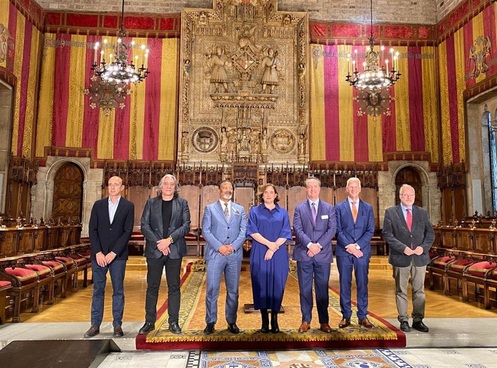 Bienvenida institucional del Integrated Systems Events (ISE) en el Saló de Cent del Ayuntamiento de Barcelona
