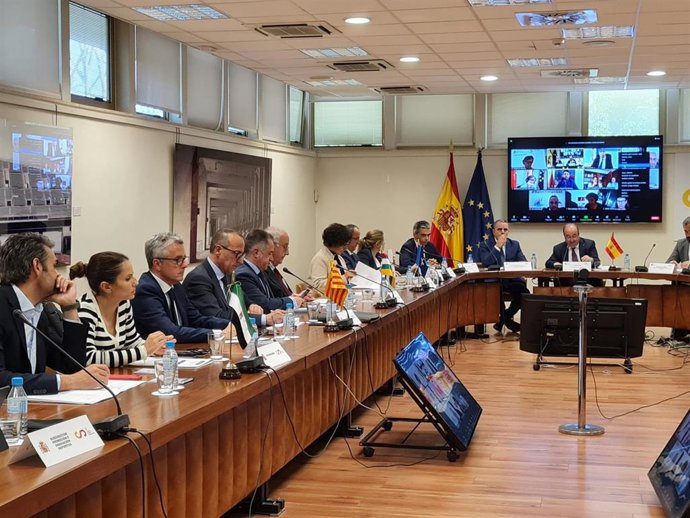 El consejero Felipe Faci asiste a la Conferencia Sectorial de Deporte.