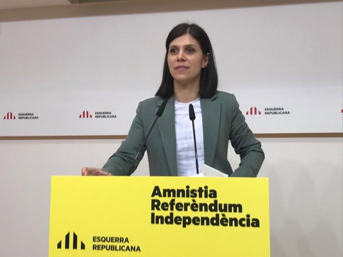 Archivo - La portavoz de ERC, Marta Vilalta