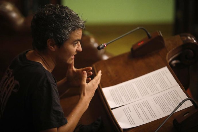 Archivo - La concejal de Barcelona en Comú en el Ayuntamiento de Barcelona, Lucia Martín González