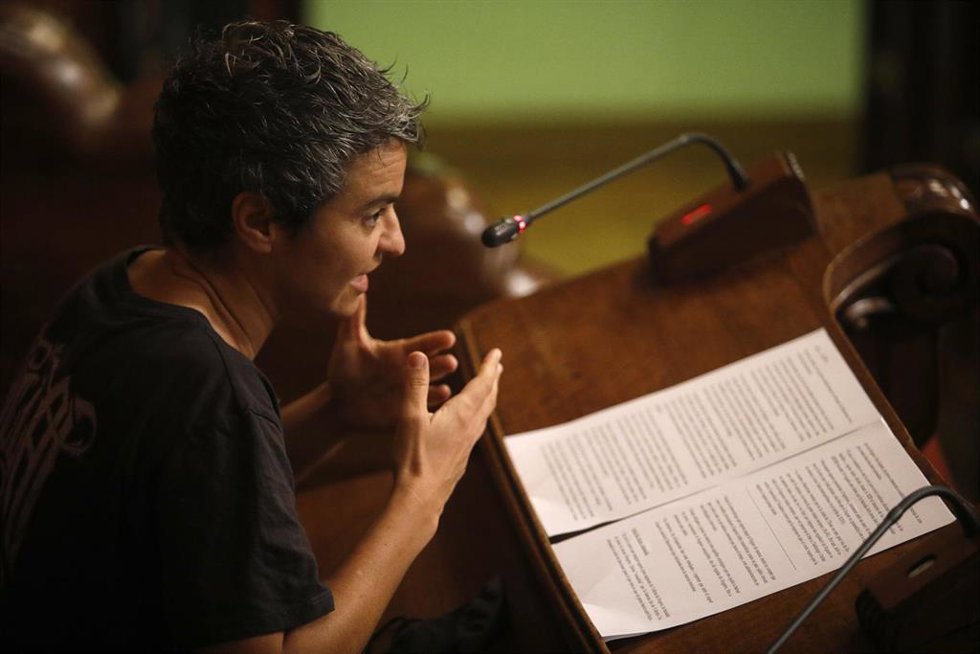 Archivo - La concejal de Barcelona en Comú en el Ayuntamiento de Barcelona, Lucia Martín González