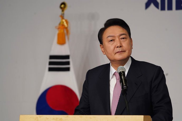 El presidente de Corea del Sur, Yoon Suk Yeol