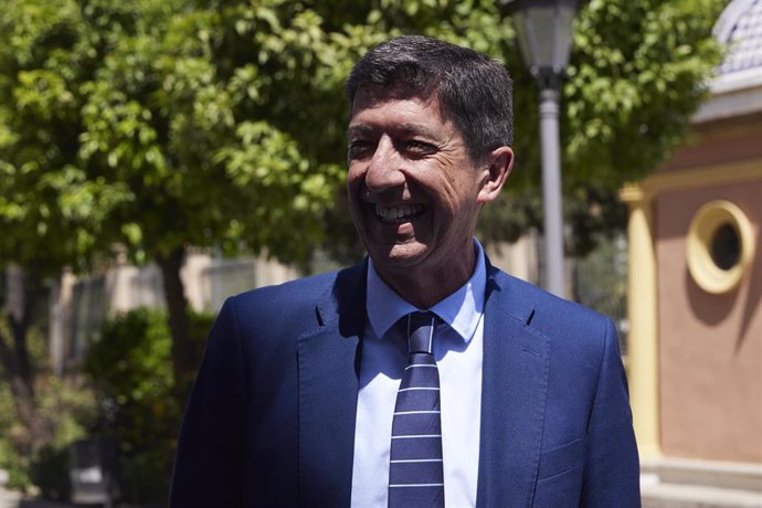 El vicepresidente de la Junta de Andalucía y candidato de Cs a la Presidencia andaluza, Juan Marín