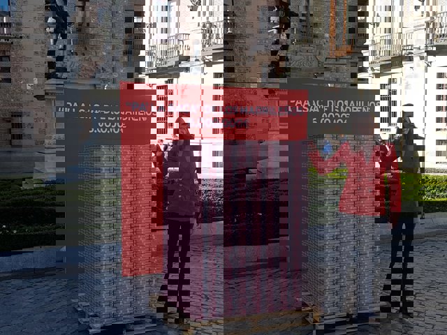 La portavoz socialista en el Ayuntamiento de Madrid, Mar Espinar, presenta la campaña de escucha ciudadana que reclama que los 6 millones vayan "pa la saca de los madrileños"