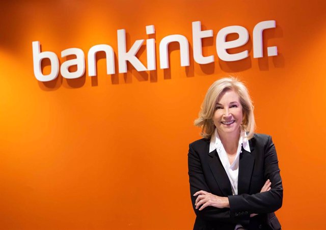 La consejera delegada de Bankinter, María Dolores Dancausa, durante la presentación de los resultados del banco correspondientes al primer trimestre de 2022