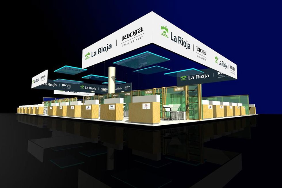 Stand de La Rioja en Prowein