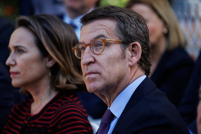 El president del PP, Alberto Núñez Feijóo