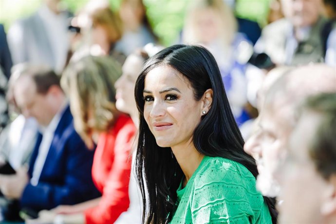La vicealcaldesa de Madrid, Begoña Villacís, durante la presentación de la XIII edición de Gastrofestival Madrid, en el Real Jardín Botánico, a 10 de mayo de 2022, en Madrid (España)