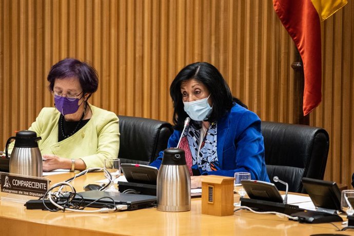 Archivo - La fins ara secretria d'estat de Defensa, Esperanza Casteleiro