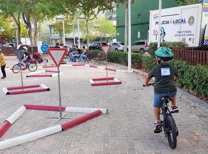 Archivo - Circuito de educación vial en Palma