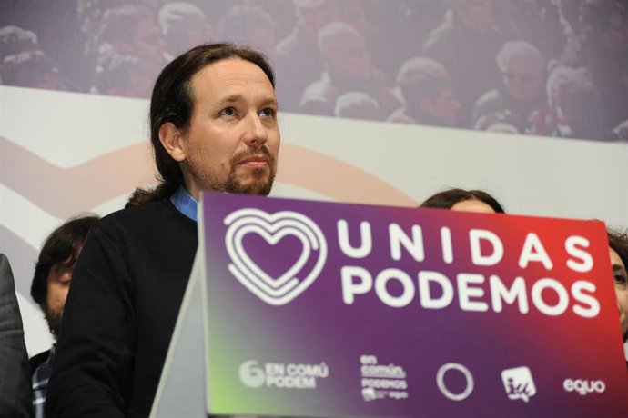 Archivo - Imagen de archivo del exlíder de Unidas Podemos, Pablo Iglesias, en el marco de la campaña para las elecciones generales de abril de 2019. 