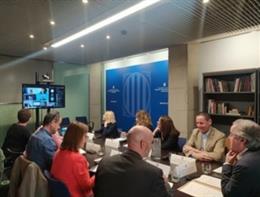 Reunión del Consejo de Dirección de la Administración Territorial de la Generalitat en Barcelona