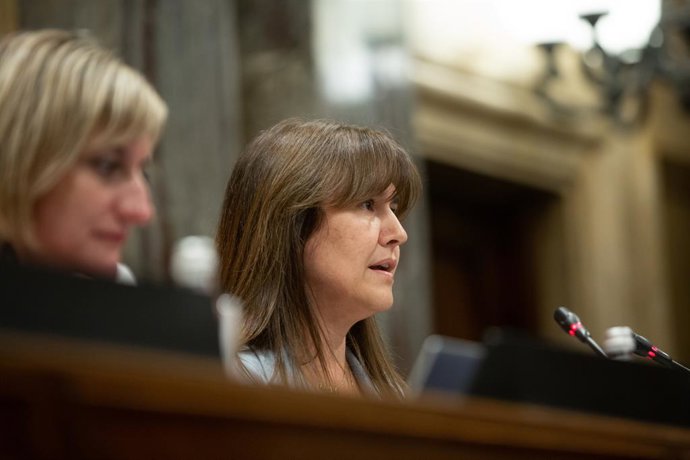 La presidenta del Parlament, Laura Borrs