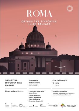 Programa que interpretará la Orquesta Sinfonica de Baleares este jueves.