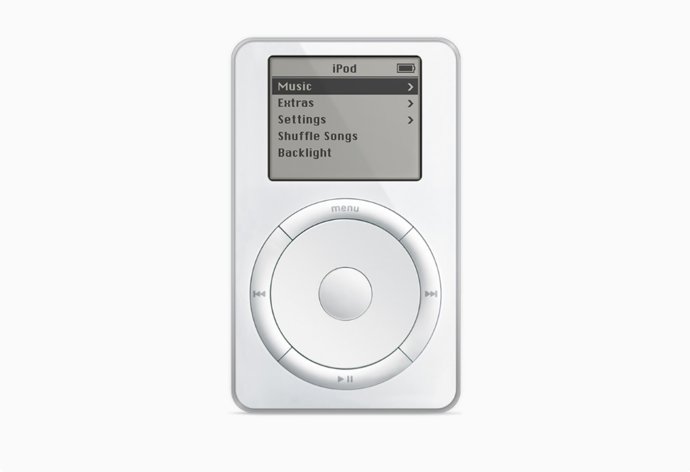 Archivo - IPod original presentado en octubre de 2001
