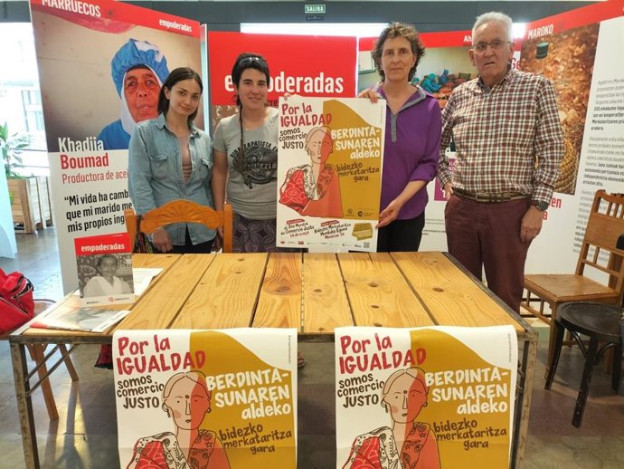 El Consorcio de Comercio Justo de Pamplona presenta las actividades por el Día Mundial del Comercio Justo.