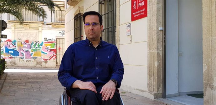 El concejal del PSOE de Almería Pedro Díaz.