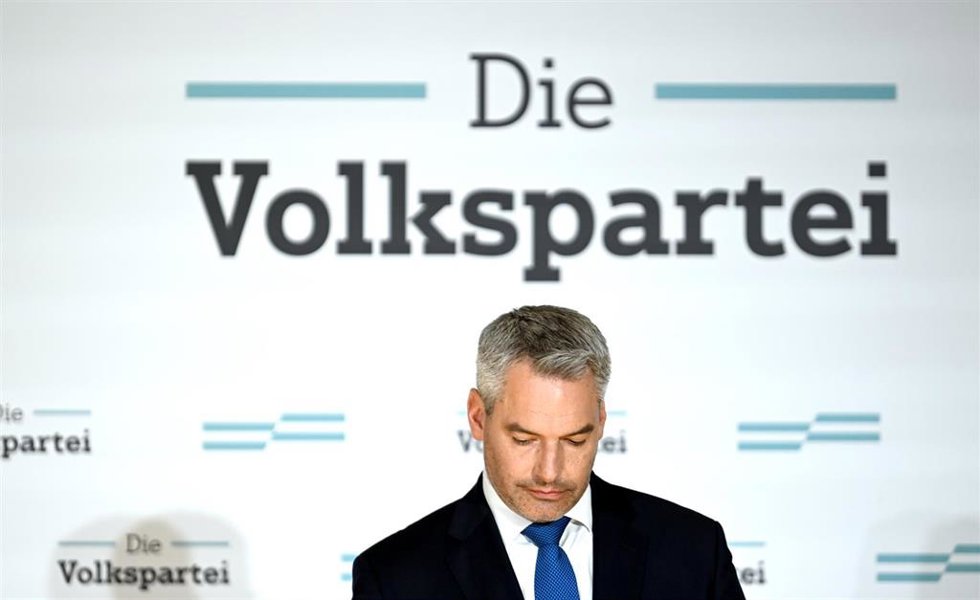 El canciller austriaco, Karl Nehammer