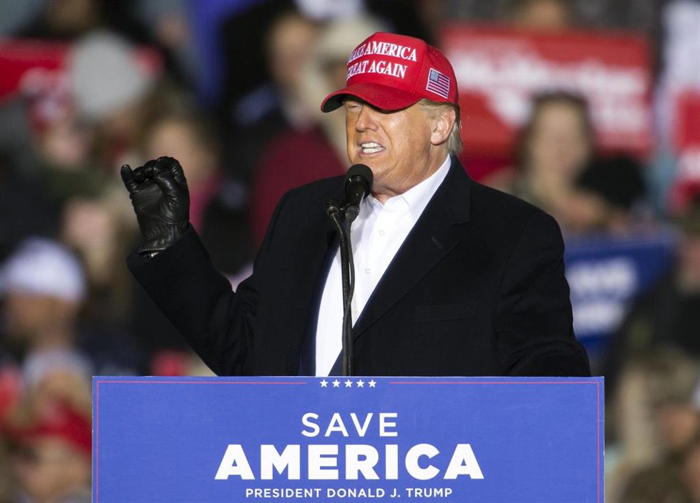Archivo - El expresidente de Estados Unidos Donald Trump