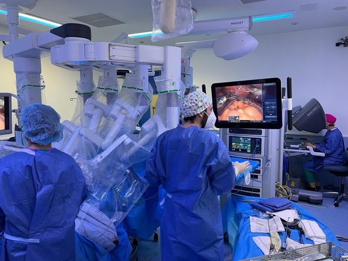 Un histerectomía realizada en el Hospital Santa Lucía