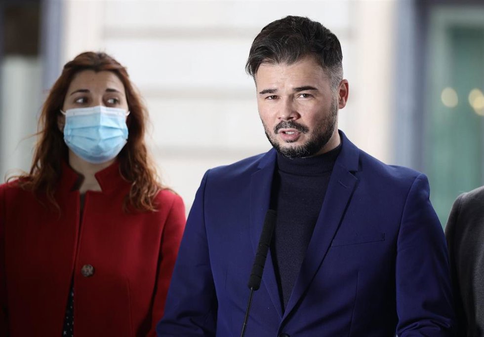 Archivo - El portavoz parlamentario de ERC en el Congreso, Gabriel Rufián.