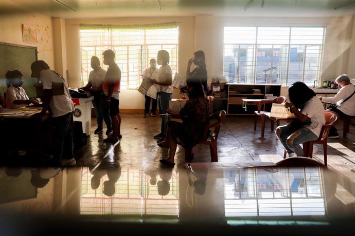 Colegio electoral en Filipinas