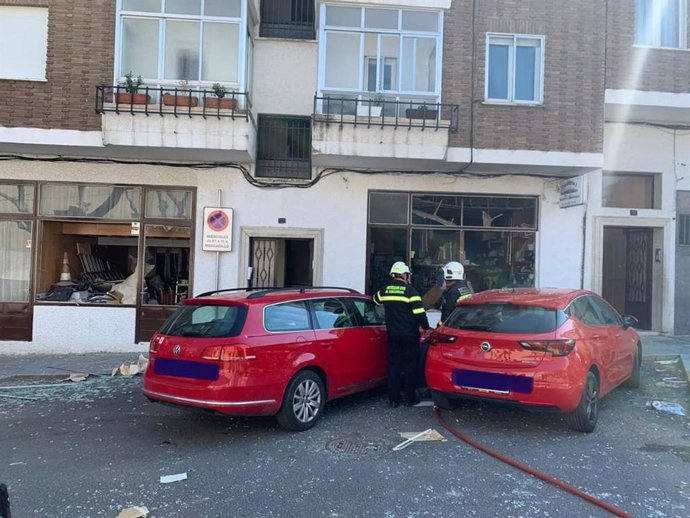 Explosión en un local en El Escorial
